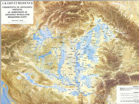 régi vízrajzi térkép