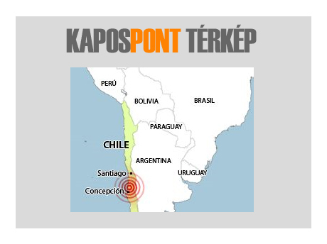 Chile földrengés
