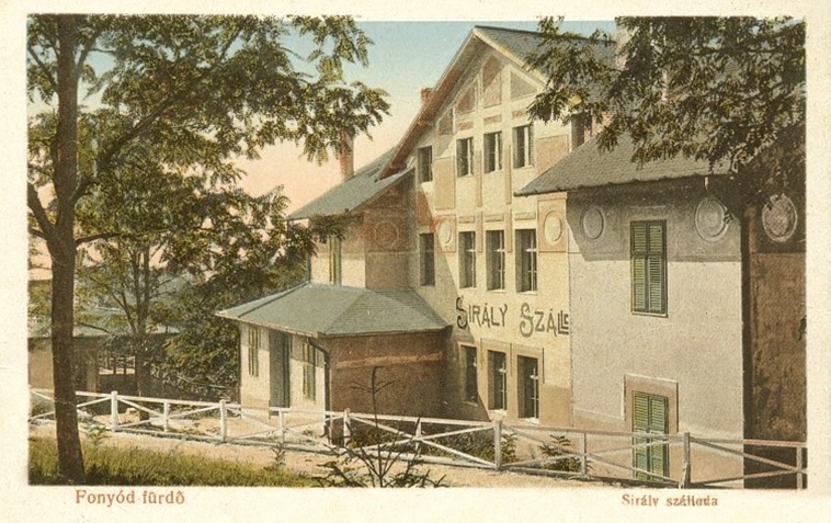 A Sirály Szálló egy 1910-es képeslapon (szellemvarosok.blog.hu)