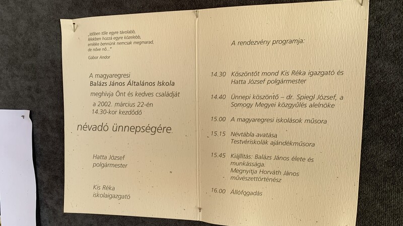 A volt magyaregresi iskolát mutatja be a tárlat