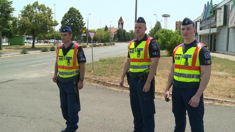 Nyári gyakorlaton a jövő rendőrei