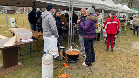 Halászléfőzés Zamárdiban