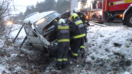 Baleset a 6-os főúton