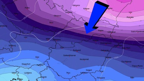 Erős hidegbetörés várható a hétvégén
