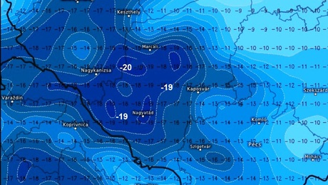 Extrém hideg Somogyban!