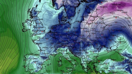 Egyre hidegebb levegő árasztja el a Kárpát-medencét