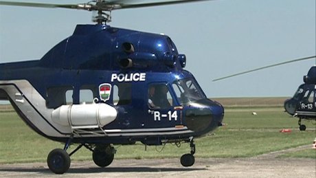 Rendőrhelikopterek keringtek Siófok felett - videóval