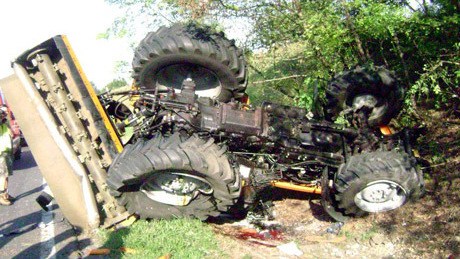 Meghalt az útkarbantartó traktoros az M7-esen