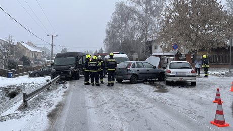 Hármas karambol a Kecelhegyen