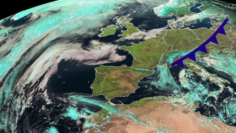 Markáns hidegfront, jelentős lehűléssel?