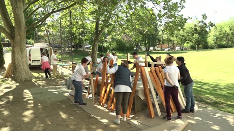 Önkéntesek segítségével újult meg a II. Rákóczi Ferenc Tagsikola udvara