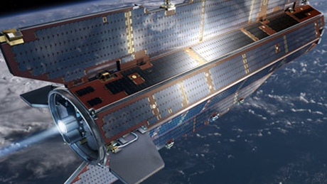 A Föld felfedező missziót végző műhold 3D-s filmen