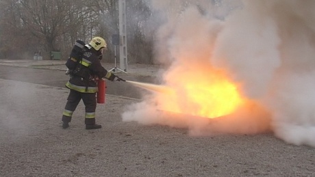 Katasztrófa gyakorlatot tartottak a tűzoltók - videóval!
