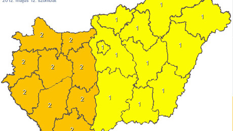 Viharos széllel érkezik a lehülés - elsőfokú riasztást adtak ki Somogyra - frissítve
