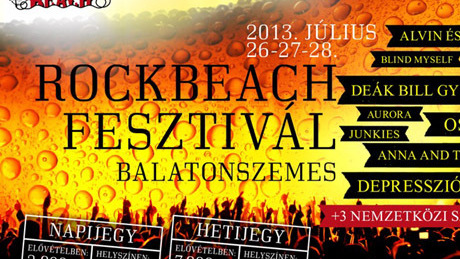 Péntektől Rock Beach Fesztivál Balatonszemesen