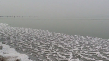 Már jegesedik a Balaton