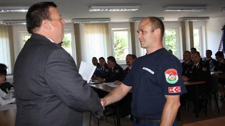 Évtizedes szolgálatukért jutalmazták a tűzoltókat