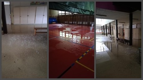 Víz árasztotta el a Gárdonyi iskolát