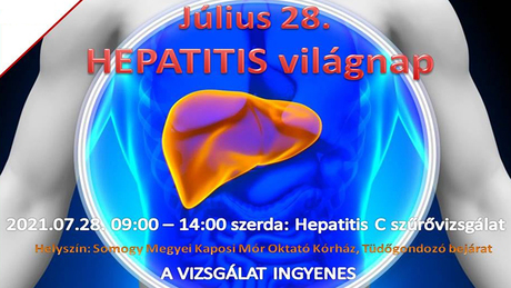 Ingyenes Hepatitis-C szűrés lesz a kaposvári kórházban szerdán