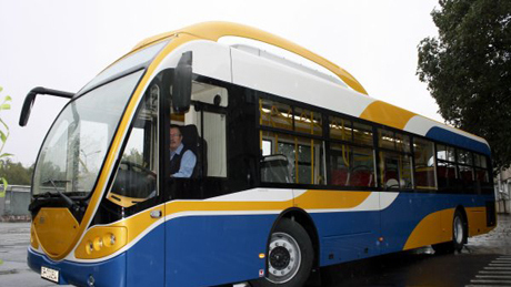 Kaposvári buszt tesztelnek a fővárosban