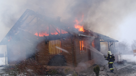 Leégett egy magyaregresi lakóház
