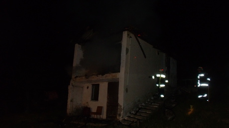 Leégett egy hétvégi ház Kaposváron