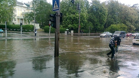 Özönvízszerű eső Kaposváron