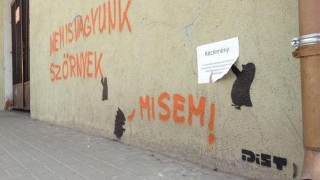Újabb szörnytámadás Kaposváron? - Graffitivel válaszoltak a plakátra - fotókkal