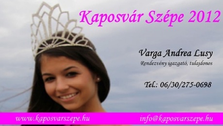 Április 21-én! IV. Kaposvár Szépe Szépségverseny, Való Világ celebjei, divatbemutató, és táncshow