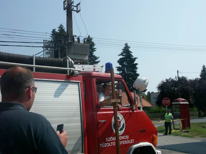 Hőségben is összecsaptak az önkéntes tűzoltók
