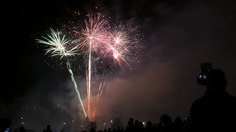 Kaposváron is tűzijátékkal ünnepelték az államalapítást