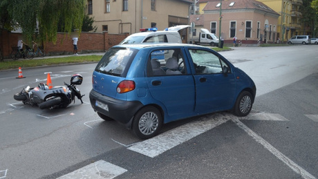 Motoros és gyalogos sérült meg szerdán a somogyi utakon