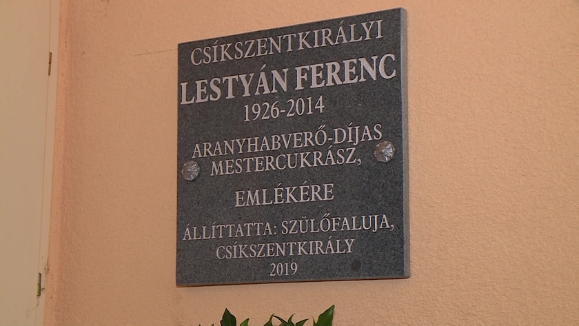 Emléktáblát kapott Lestyán Ferenc