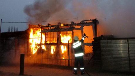 Melléképület lángolt Kaposváron