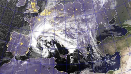 Mediterrán ciklon alakítja a következő napok időjárását