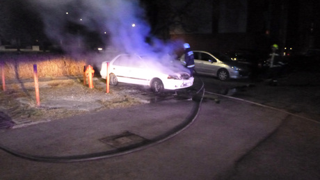 Autó lángolt Kaposváron