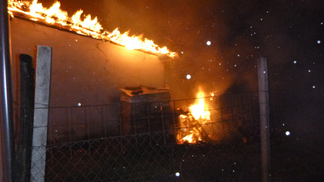 Családi ház lángolt Komlósdon