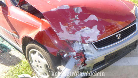 Két autó ütközött Balatonújlaknál