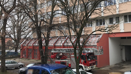 Tűz volt egy kaposvári kollégiumban