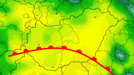 Melegfront hoz további jelentős felmelegedést