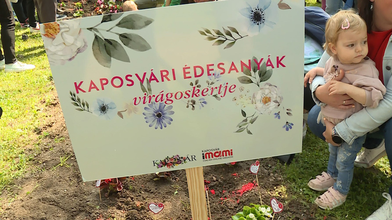 a kaposvári édesanyák virágoskertje