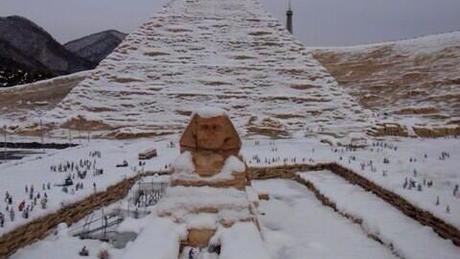112 év után először havazott Egyiptomban