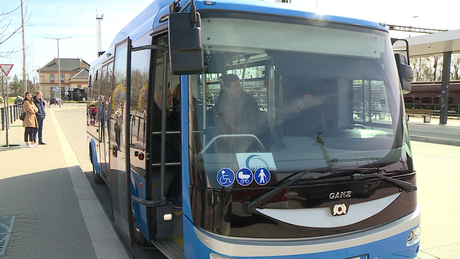 Újabb elektromos autóbuszt tesztel Kaposvár